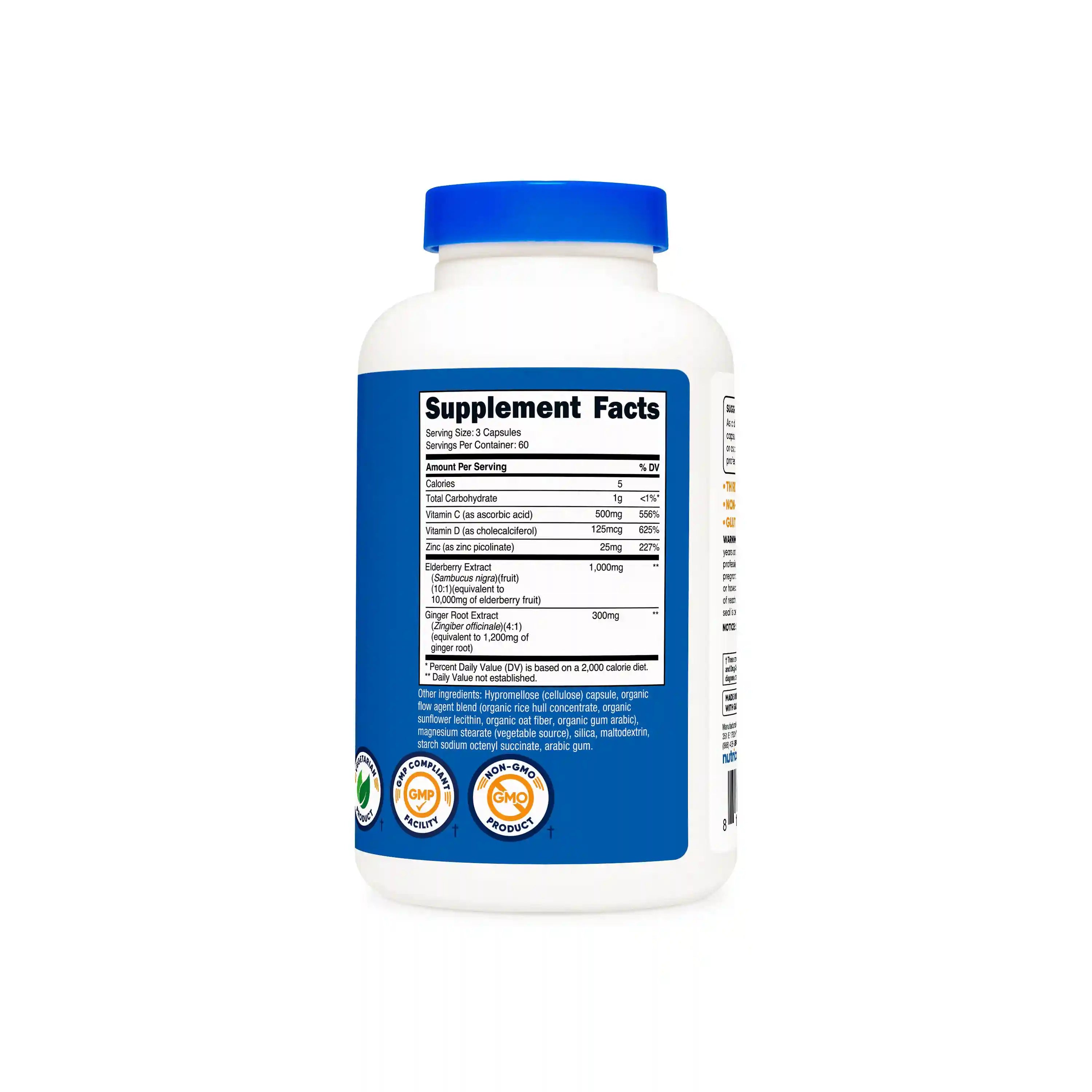 Nutricost Elderberry & Ginger Root Extract Secondary image