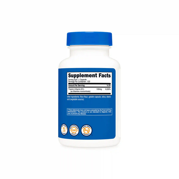 Nutricost Vitamin B1 Thiamine Capsules
