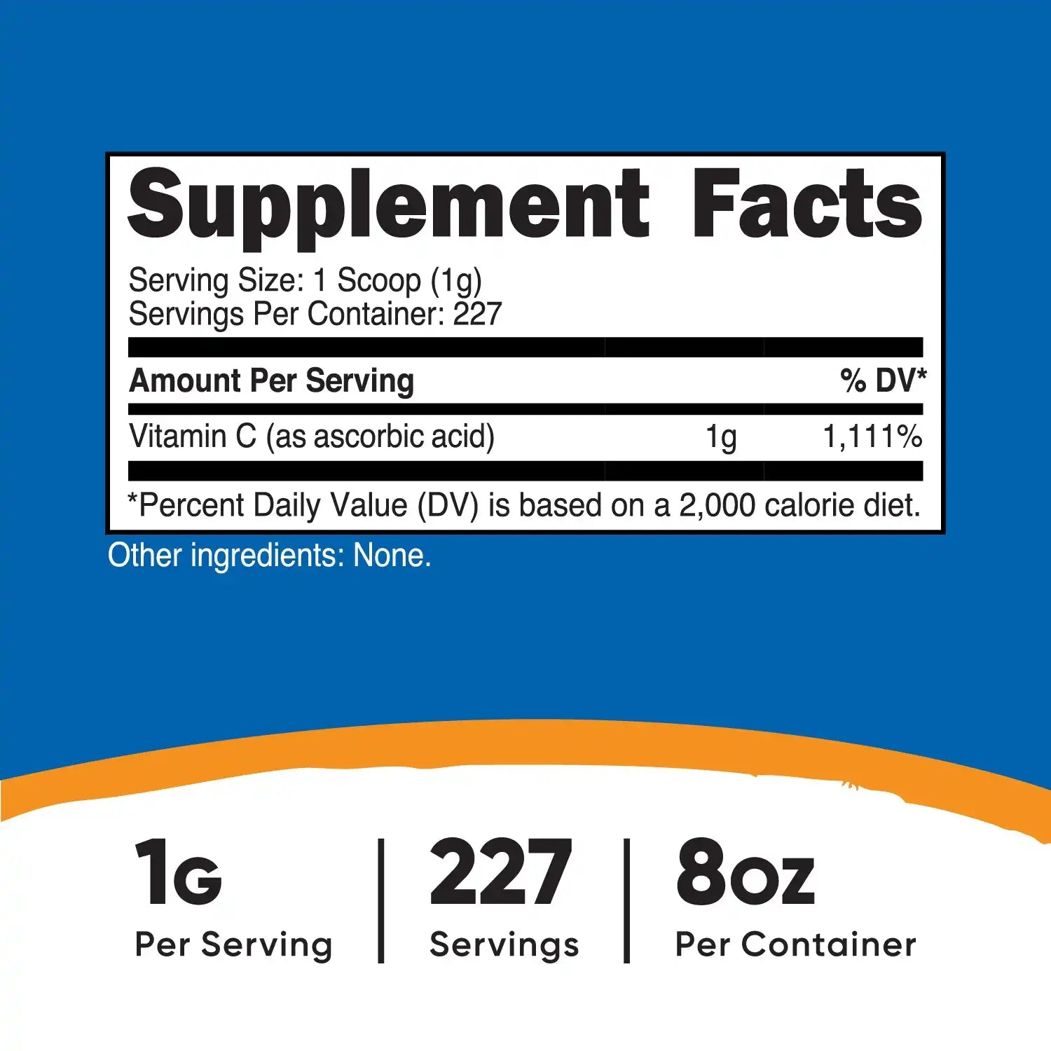 Nutricost Vitamin C Powder Secondary image