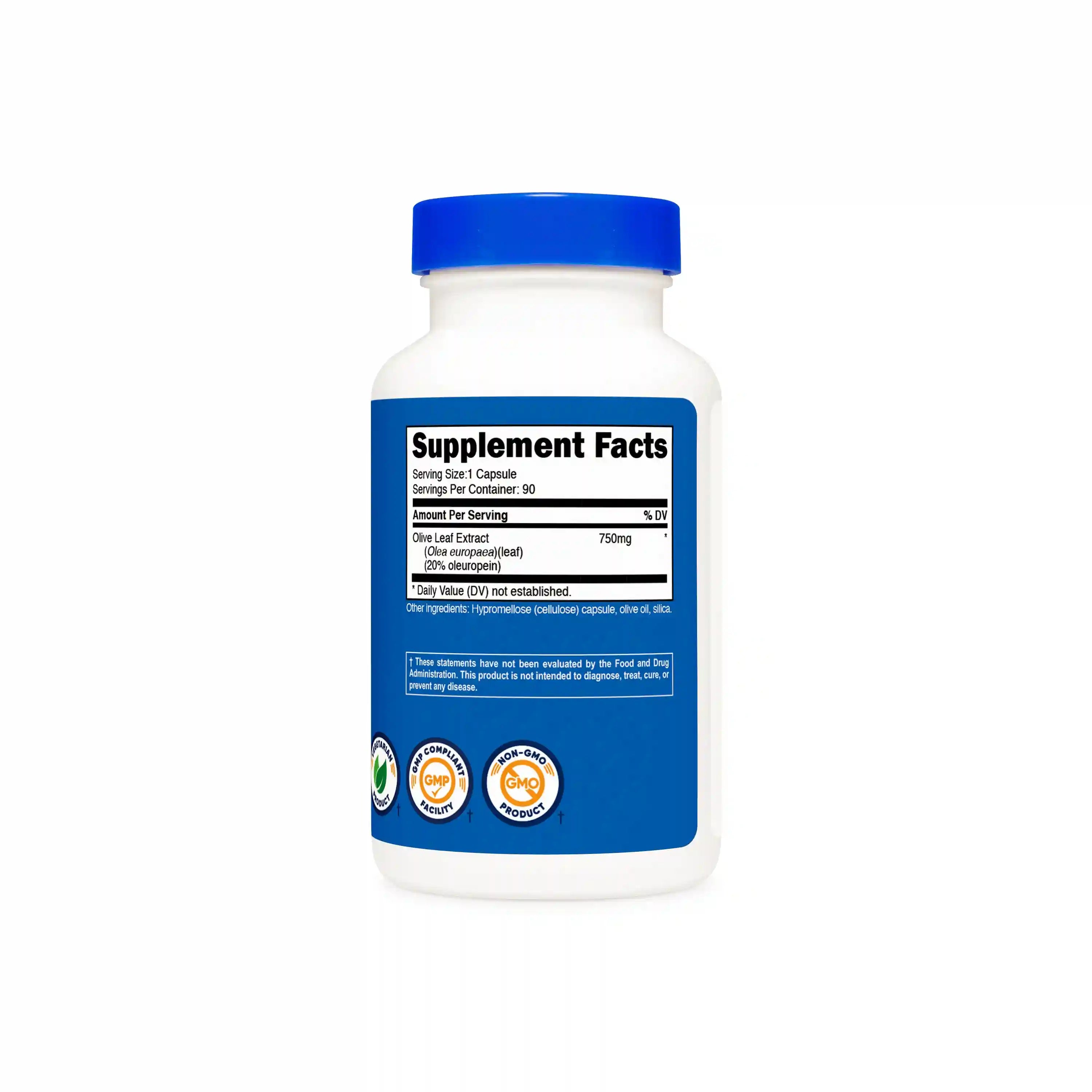 Nutricost Olive Leaf Capsules Secondary image