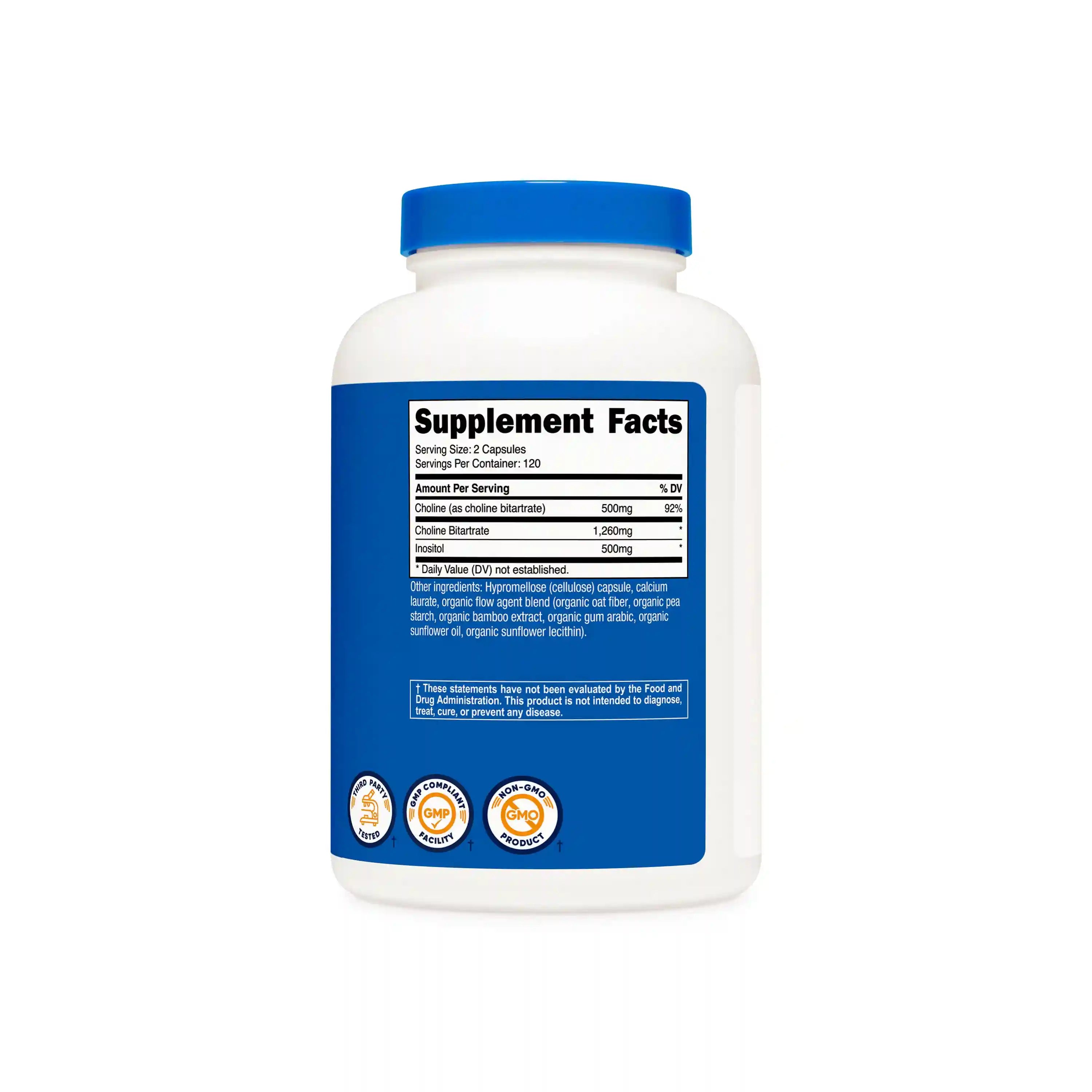 Nutricost Choline & Inositol Supplement Secondary image