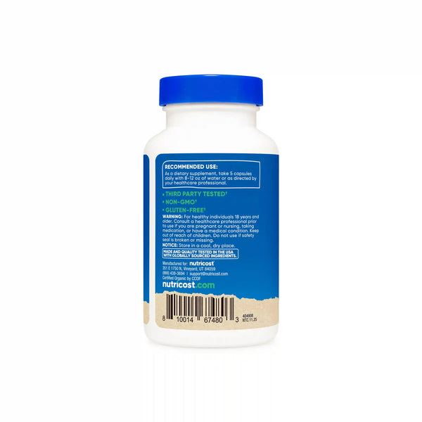 Nutricost Organic Fiber Capsules
