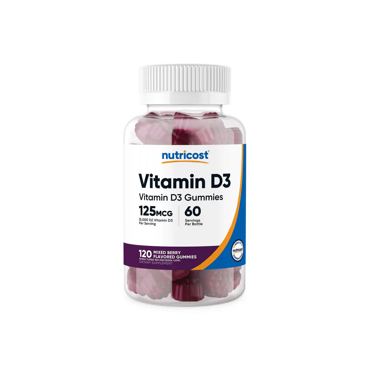 Nutricost Vitamin D3 Gummies (5,000iu) Main image