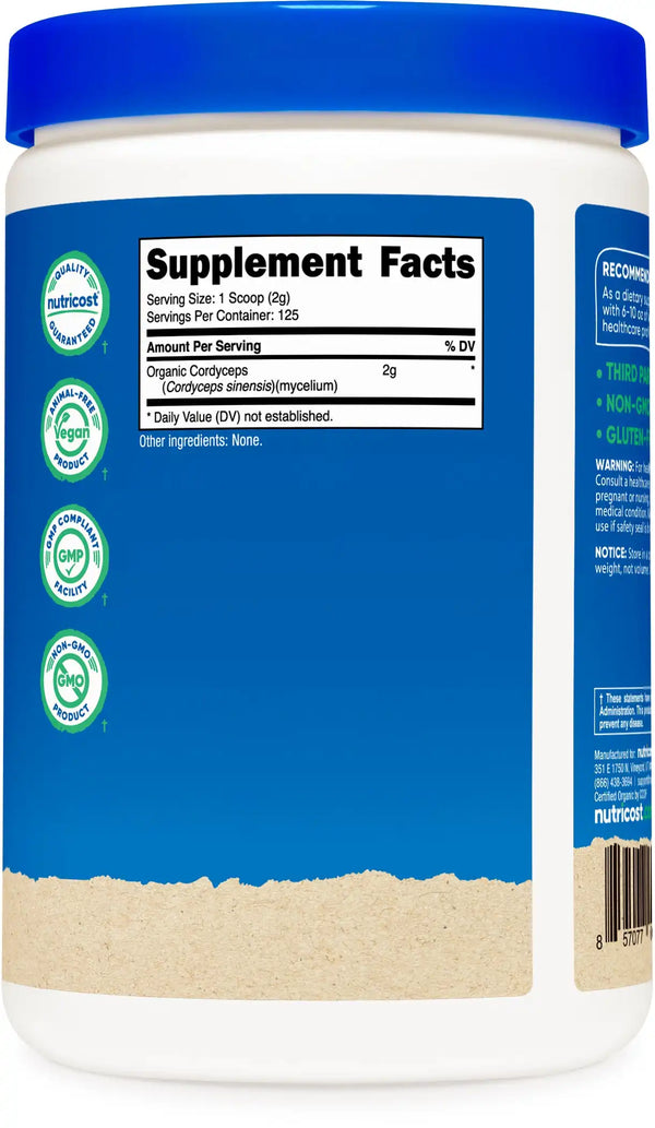 Nutricost Organic Cordyceps Powder