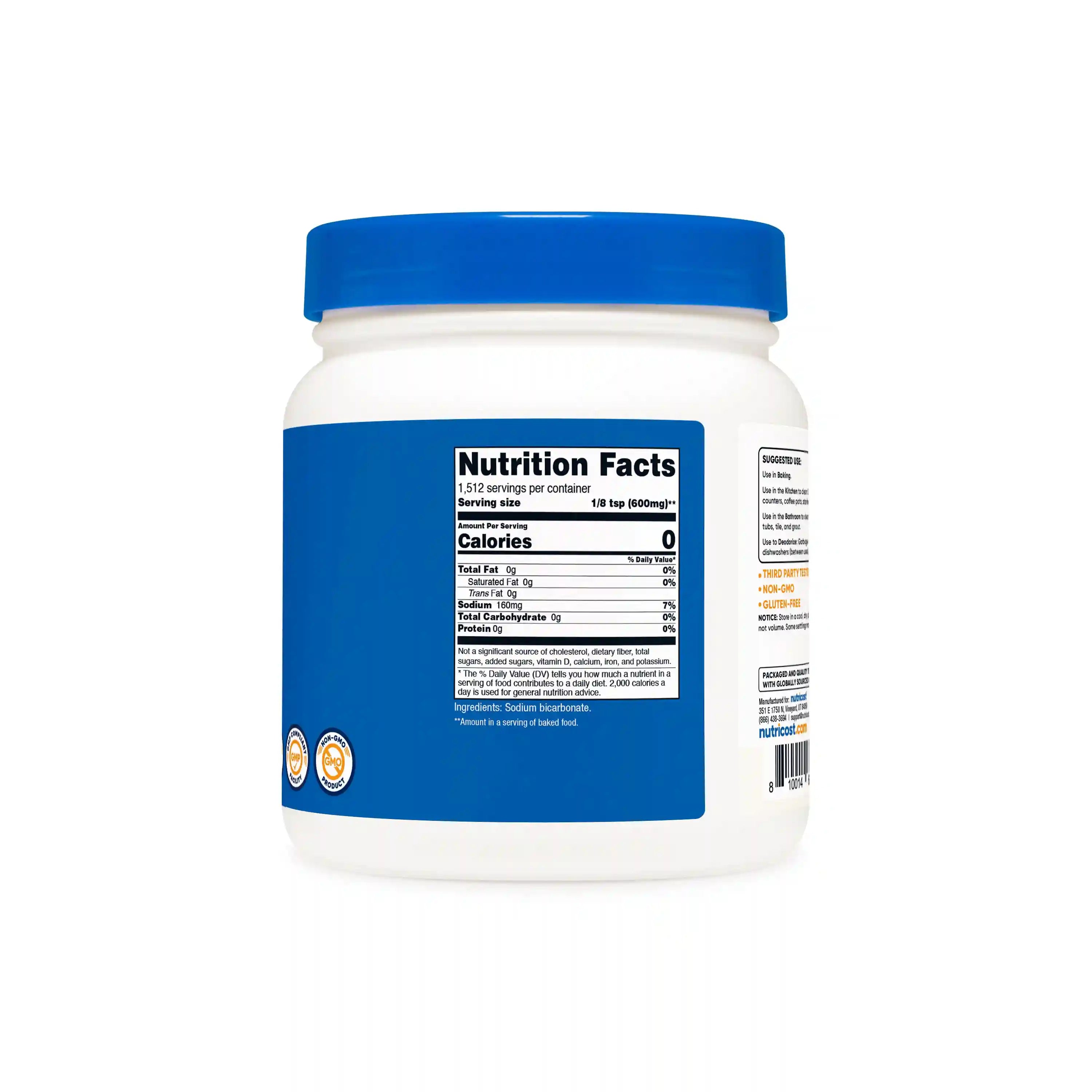 Nutricost Sodium Bicarbonate Powder Secondary image