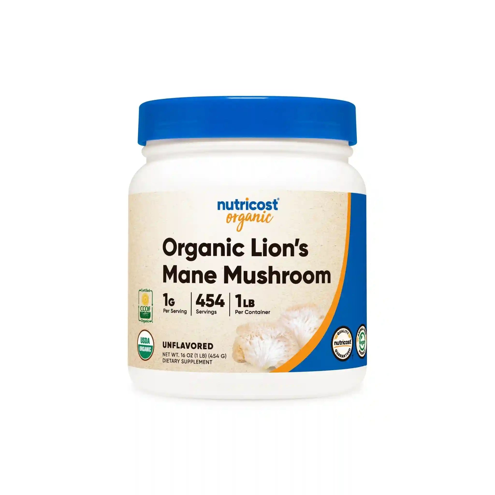 Nutricost Organic Lion's Mane Mushroom Powder Secondary image