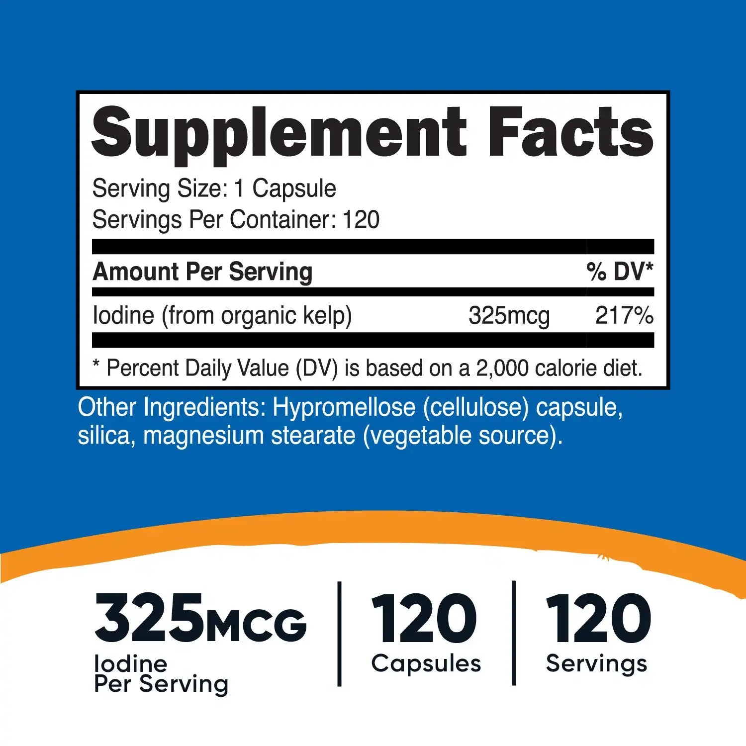 Nutricost Kelp Capsules Secondary image
