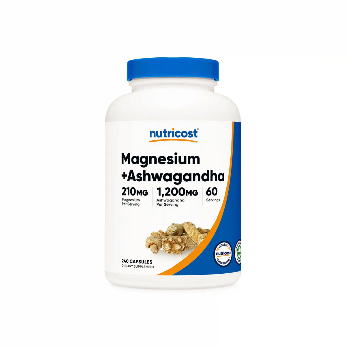 Nutricost Magnesium + Ashwagandha Capsules Main image