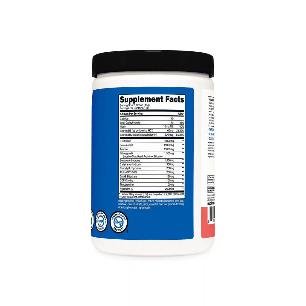 Nutricost Pre-X Workout Complex Powder