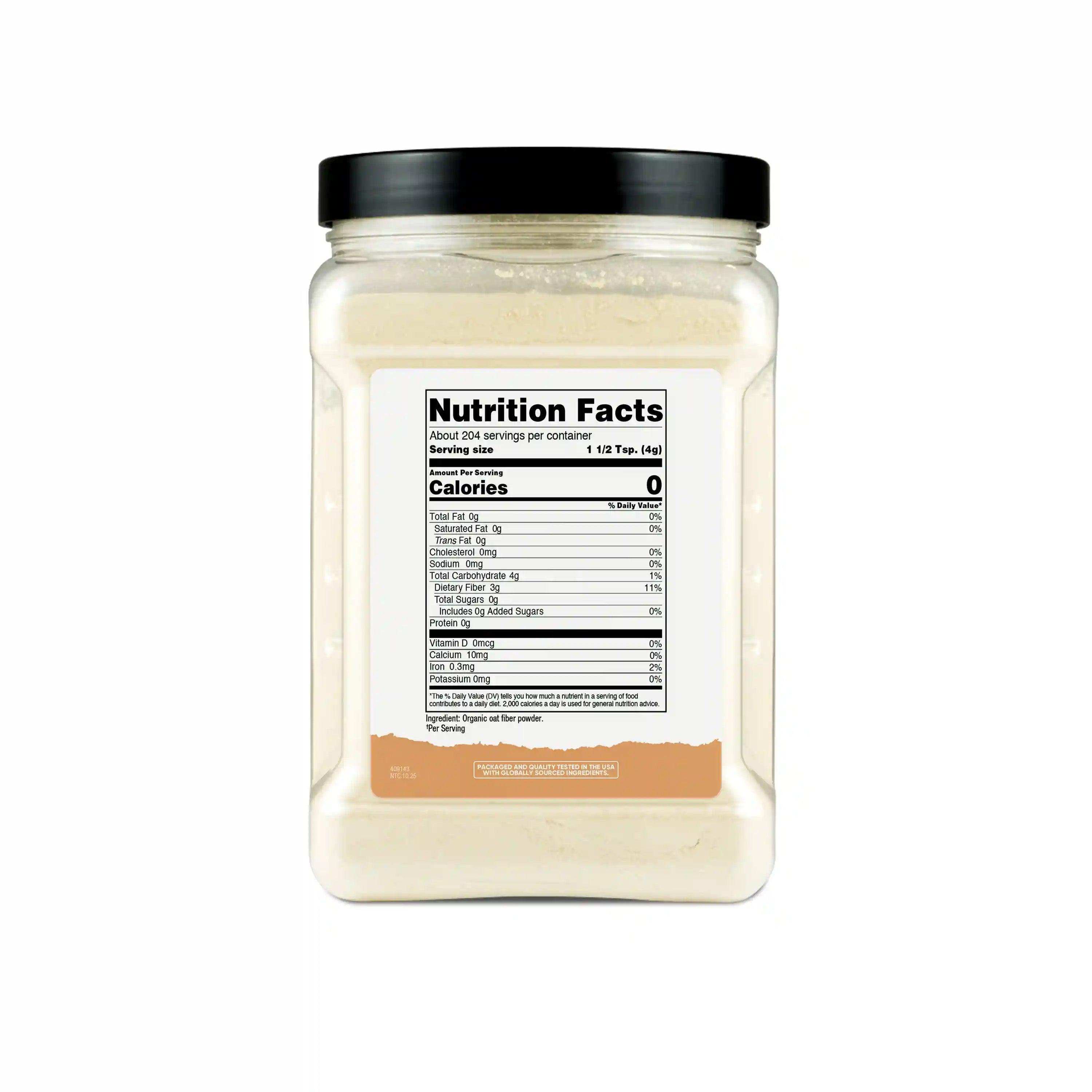 Nutricost Pantry Organic Oat Fiber Secondary image