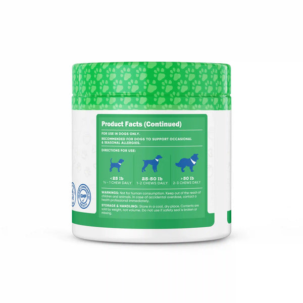 Nutricost Pets Seasonal Allergy Chews [60 Chews] [Beef]