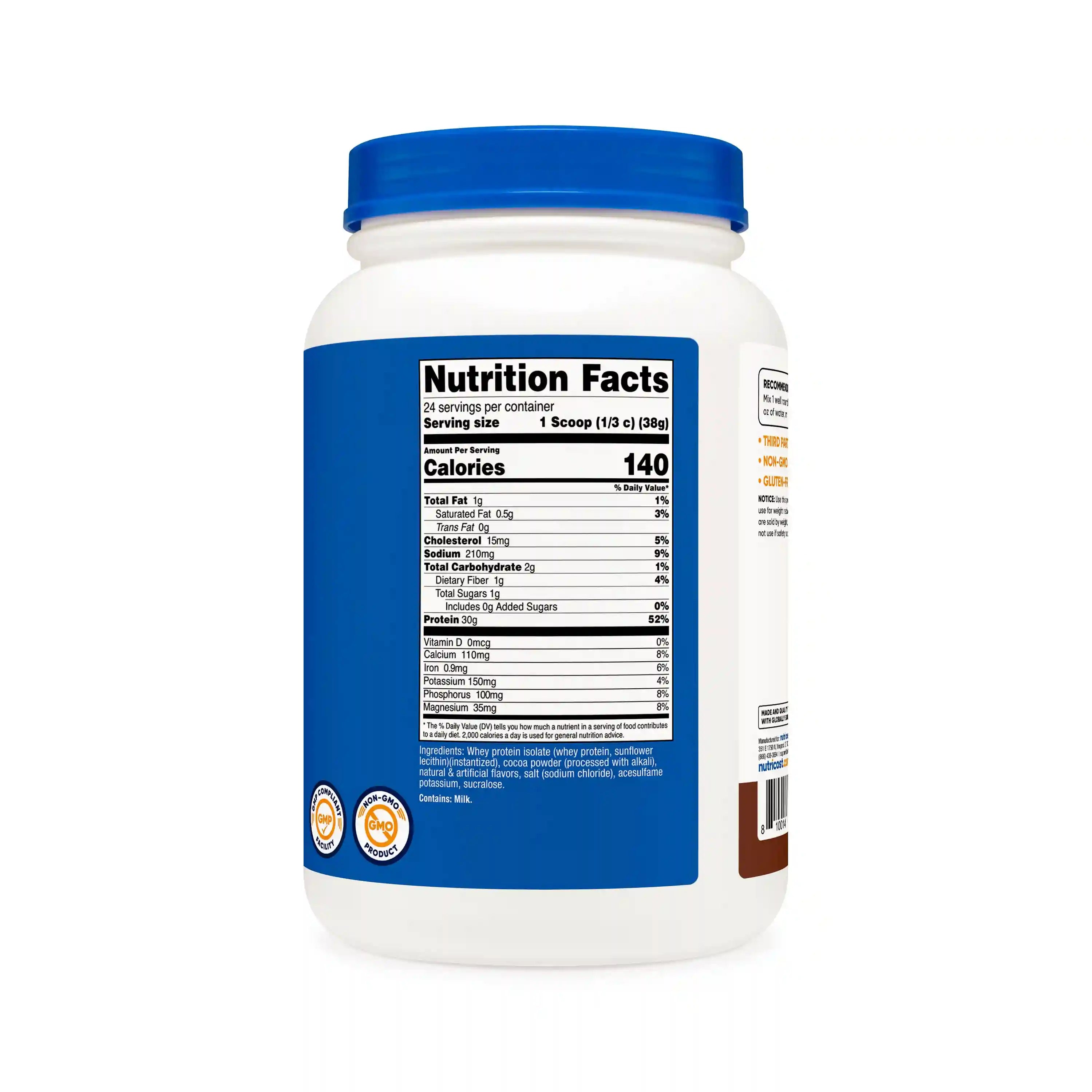 Nutricost Whey Protein Isolate Powder Secondary image