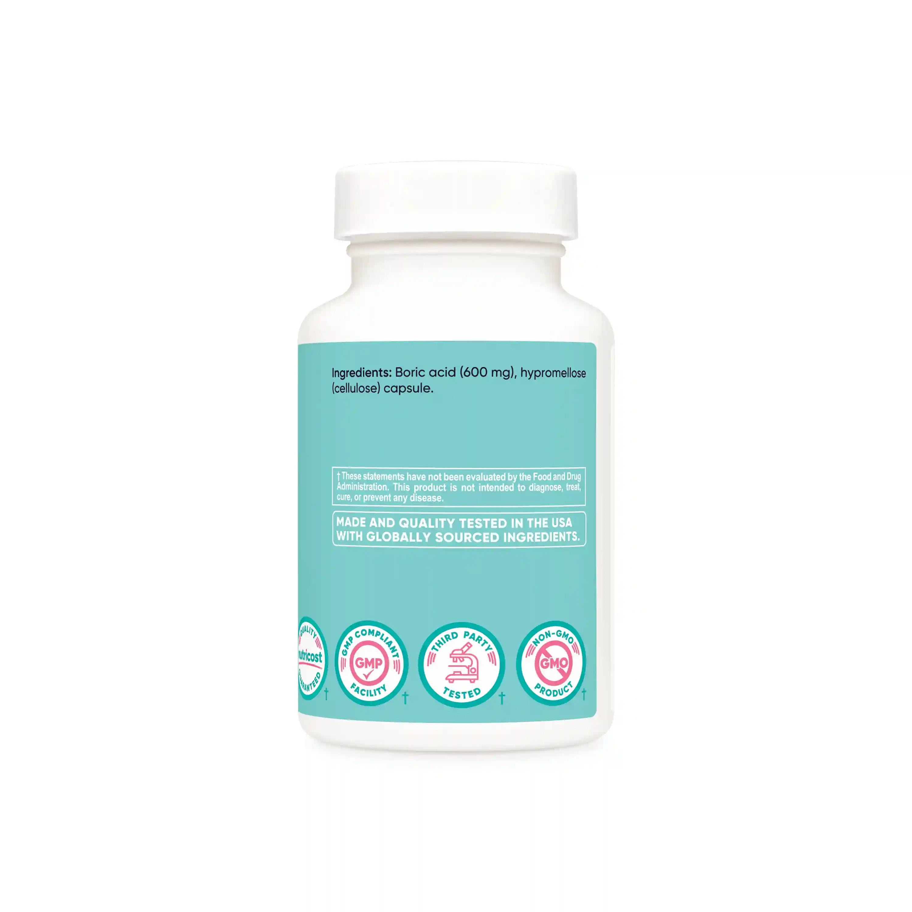 Nutricost Boric Acid Capsules Secondary image