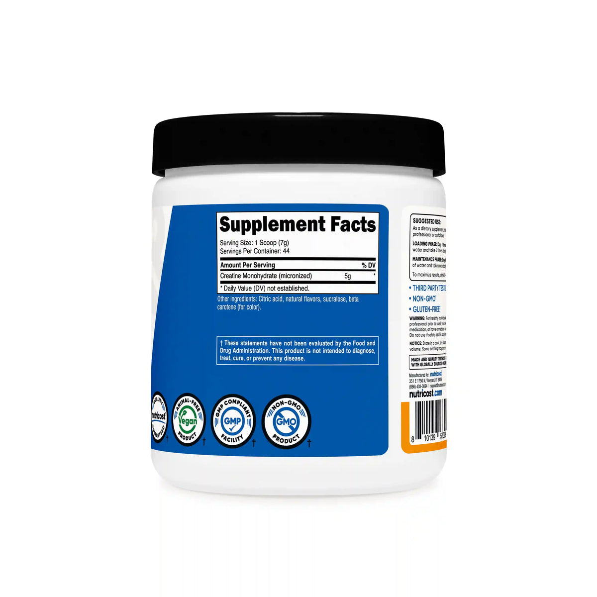 Nutricost Creatine Monohydrate Powder