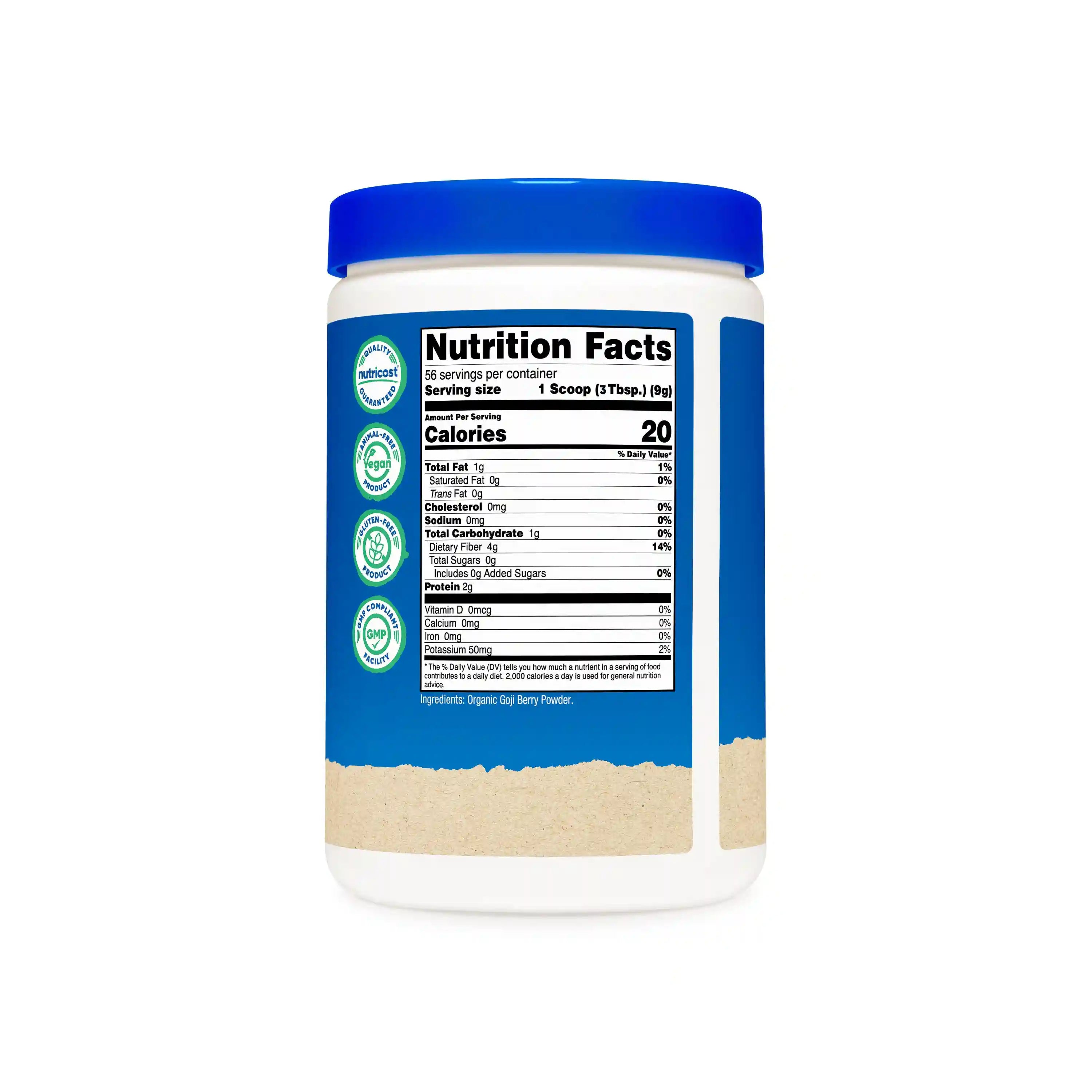 Nutricost Organic Goji Berry Powder Secondary image
