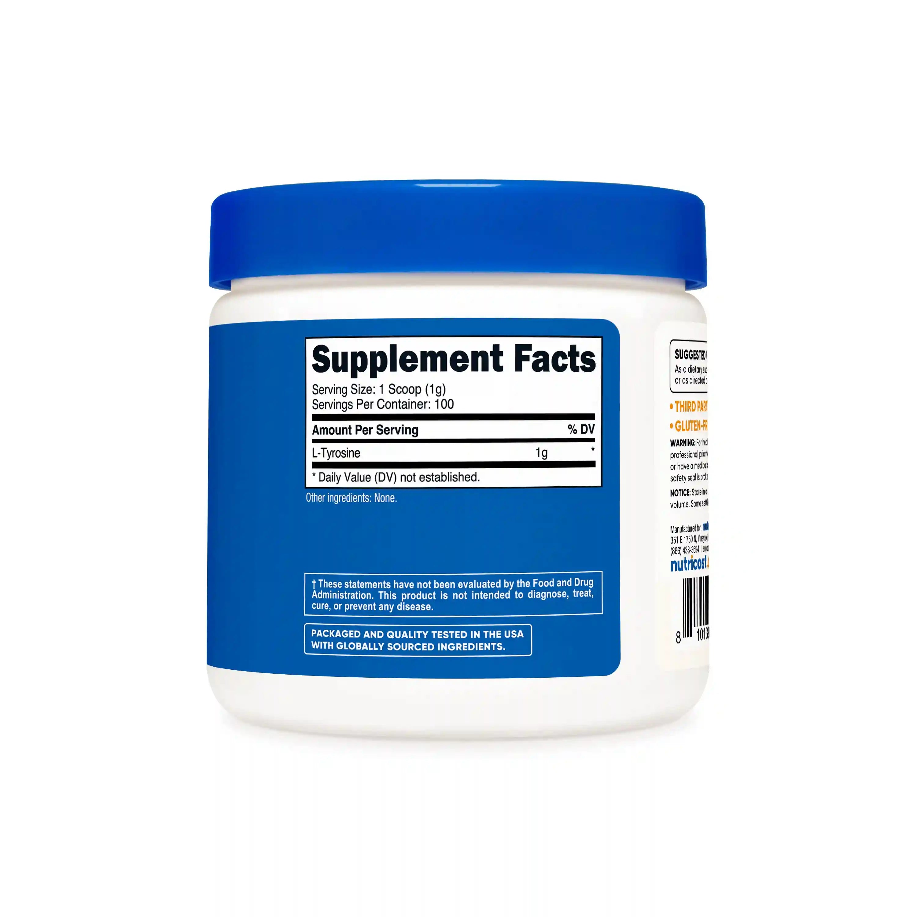 Nutricost L-Tyrosine Powder Secondary image
