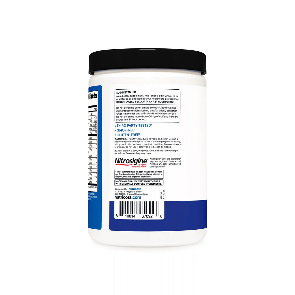 Nutricost Pre-X Workout Complex Powder