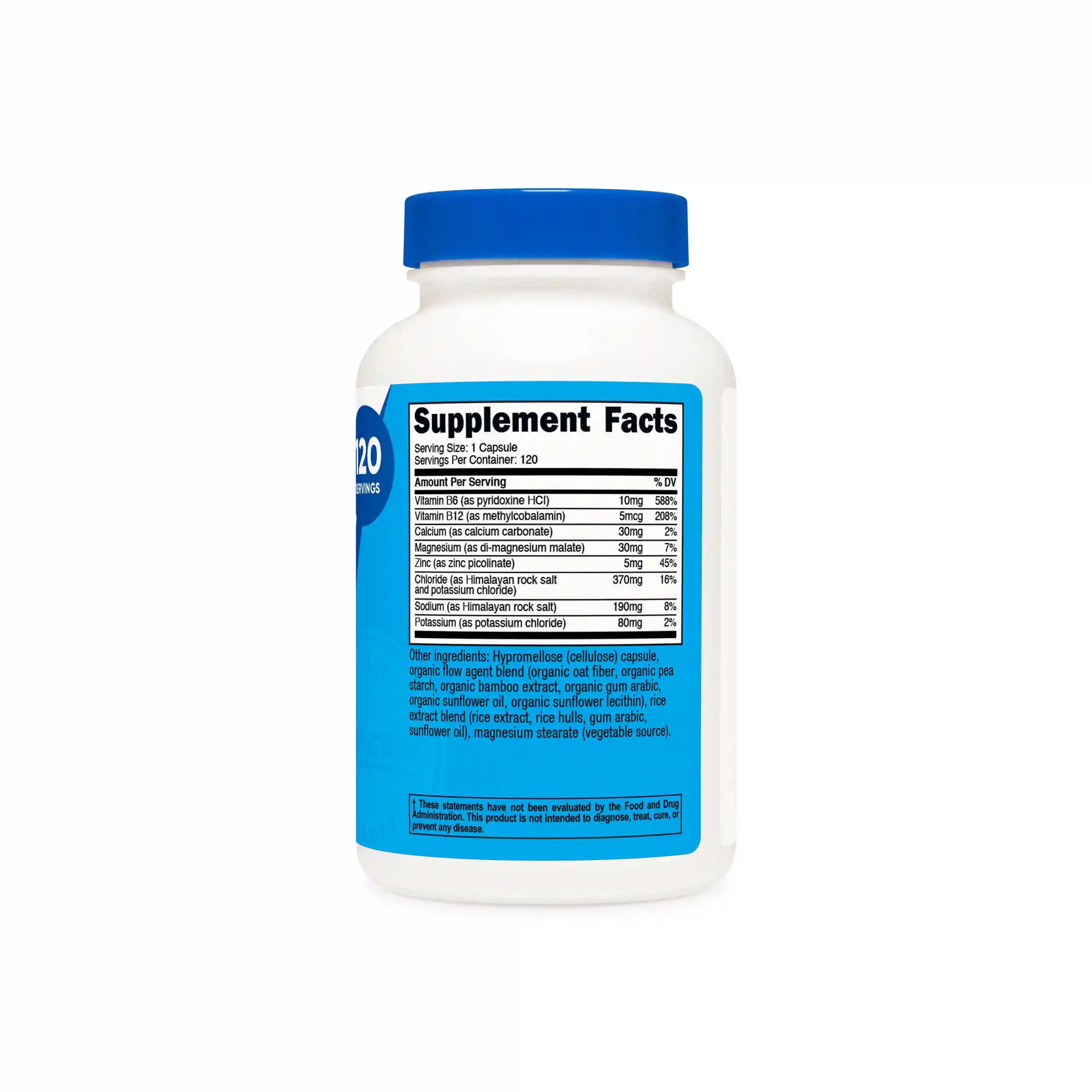 Nutricost Electrolyte (8 Hydrating Electrolytes & Vitamins) (120 CAP) Secondary image