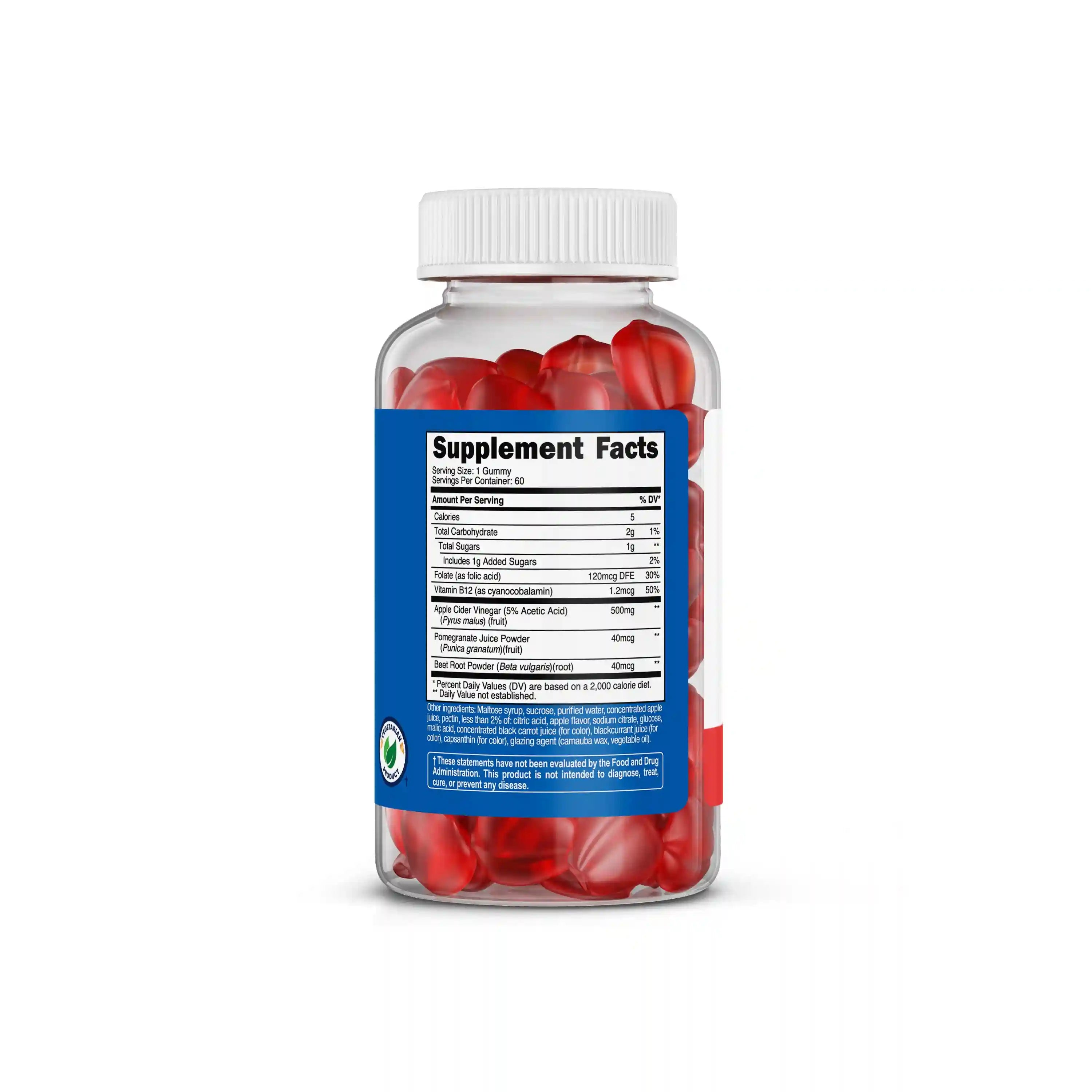 Nutricost Apple Cider Vinegar Gummies Secondary image