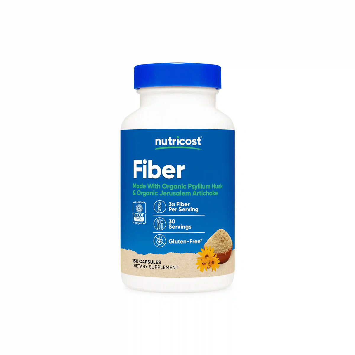 Nutricost Organic Fiber Capsules Main image