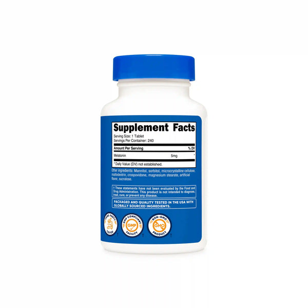 Nutricost Melatonin Tablets (Fast Dissolve)