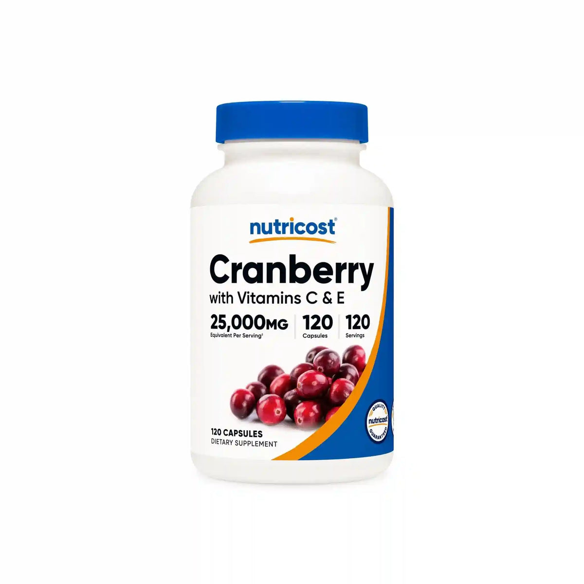 Nutricost Cranberry Extract Capsules (With Vitamin C & E) Main image