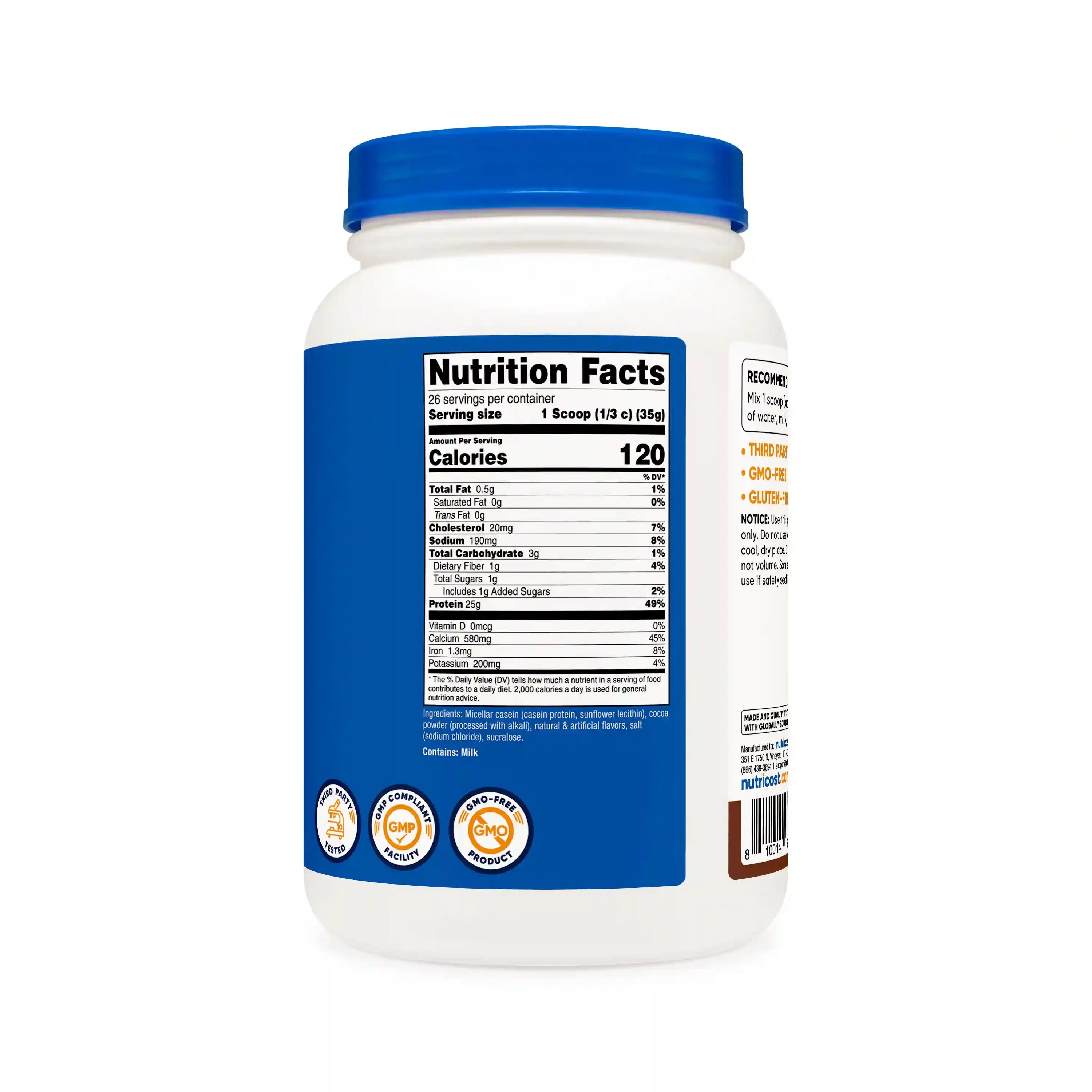Nutricost Casein Protein Powder Secondary image