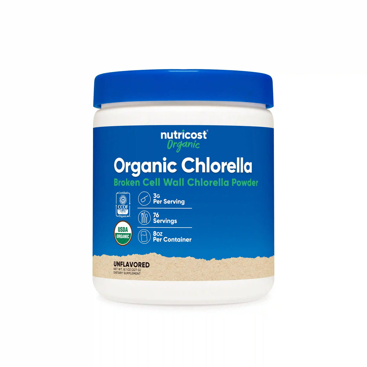 Nutricost Organic Chlorella Powder Main image