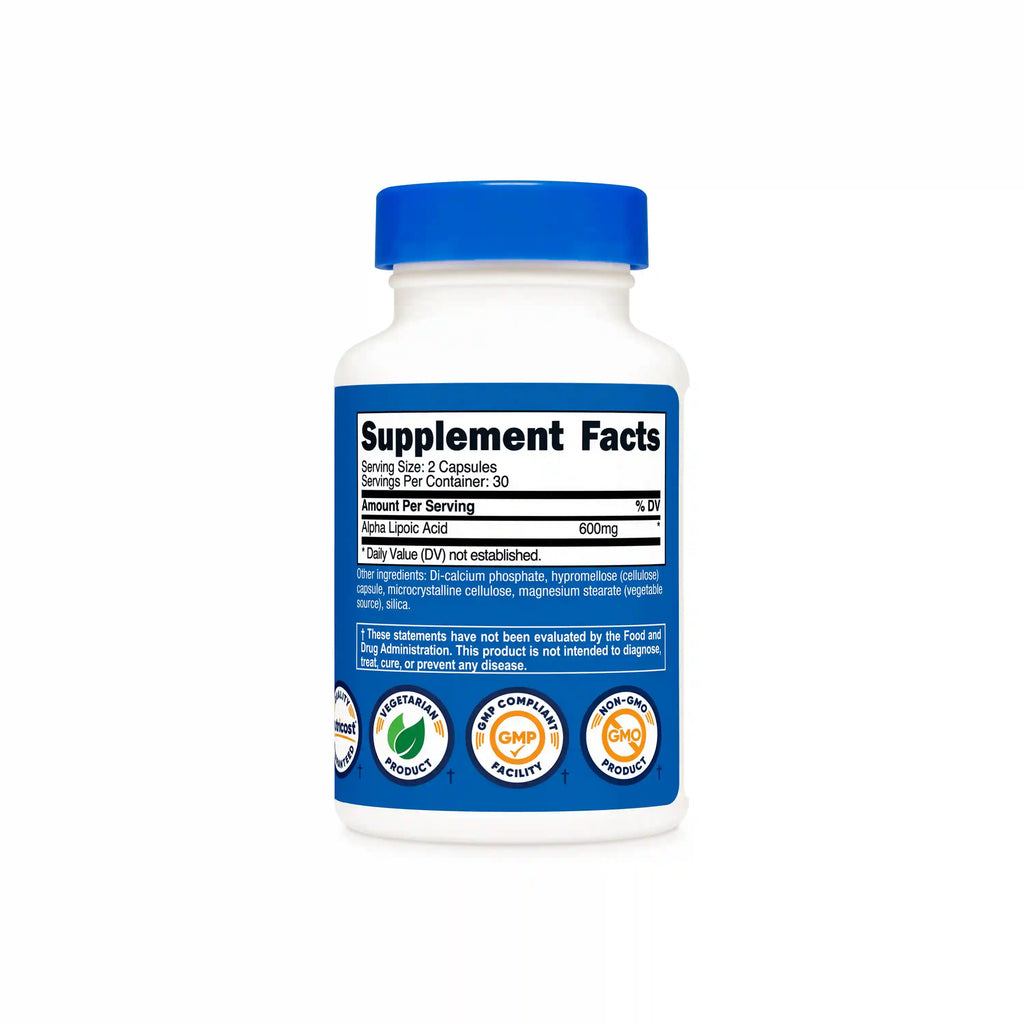 Nutricost Alpha Lipoic Acid Capsules