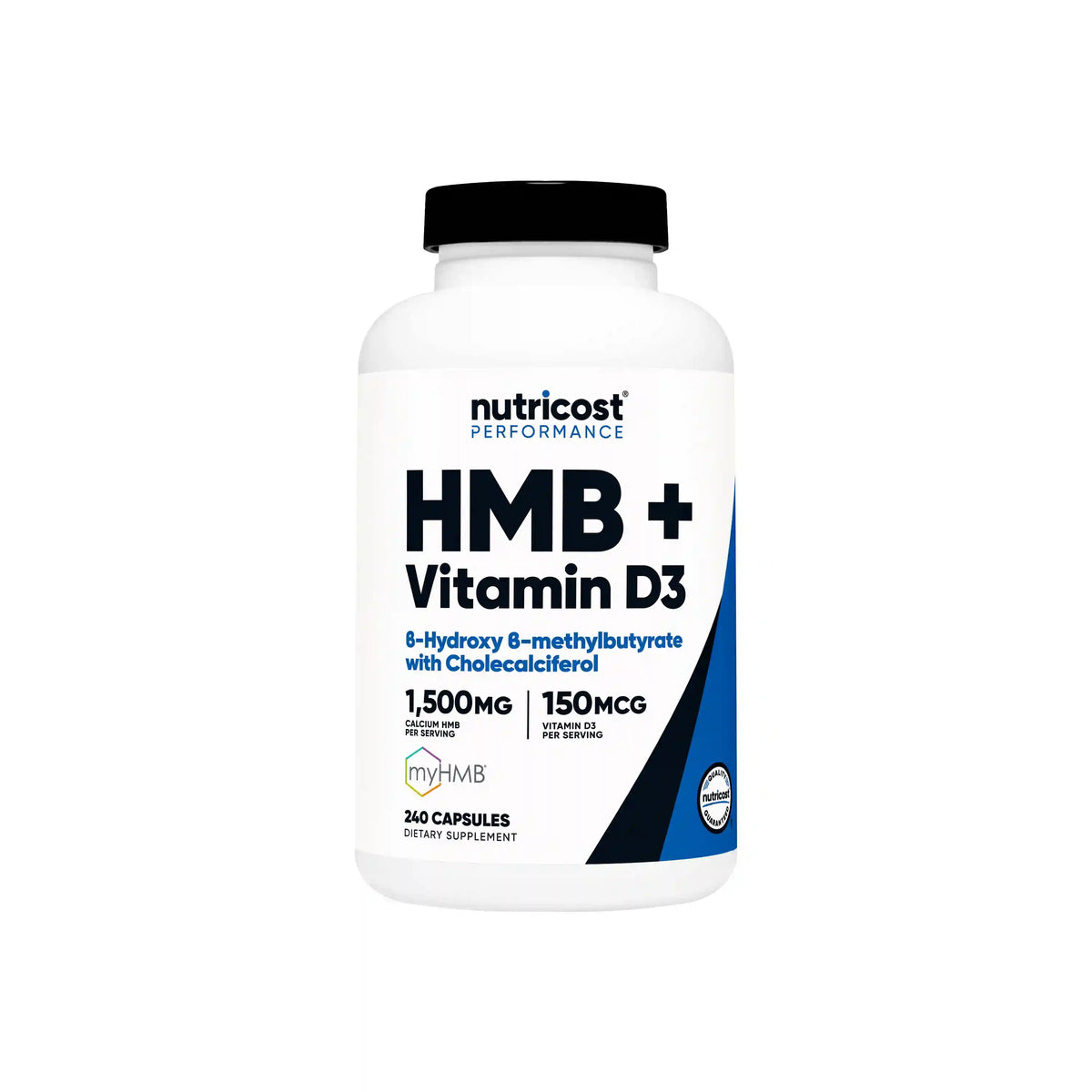 Nutricost HMB With Vitamin D3 Capsules Main image