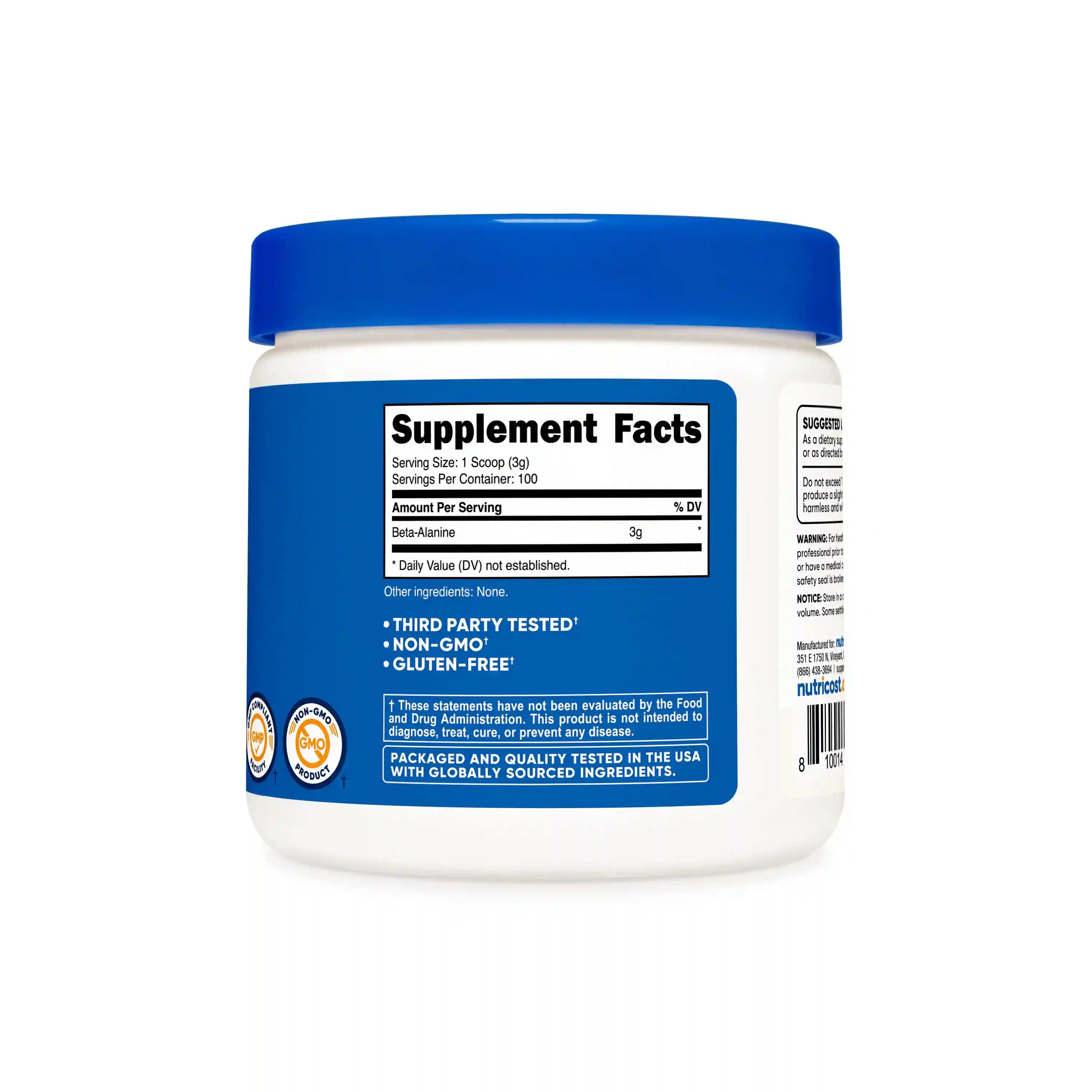 Nutricost Beta Alanine Powder Secondary image