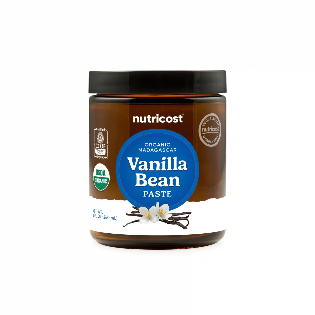 Nutricost Organic Madagascar Vanilla Bean Paste Main image