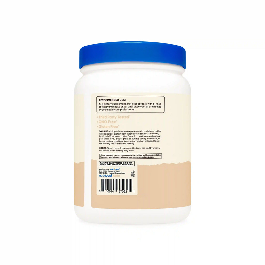 Nutricost Grass-Fed Bovine Collagen Hydrolysate Powder