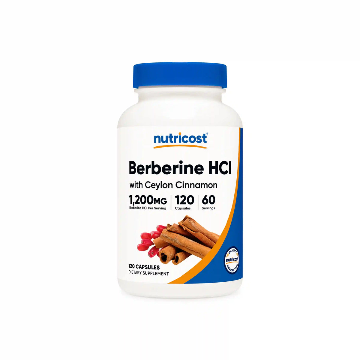 Nutricost Berberine HCI with Ceylon Cinnamon Capsules Main image