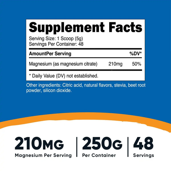 Nutricost Magnesium Citrate Powder