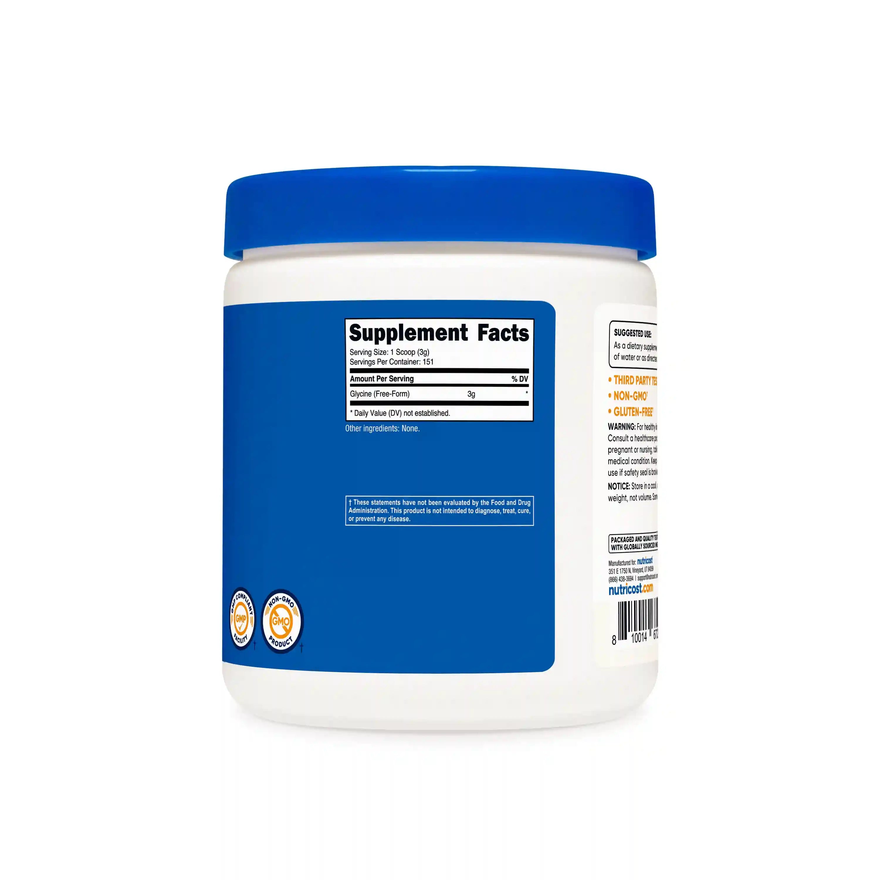 Nutricost Glycine Powder Secondary image
