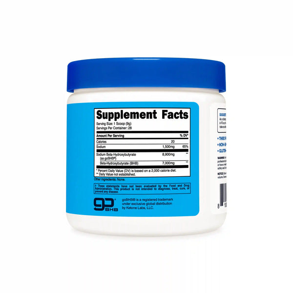 Nutricost Ketone BHB Salt Powders (Calcium, Magnesium, Potassium, Sodium)