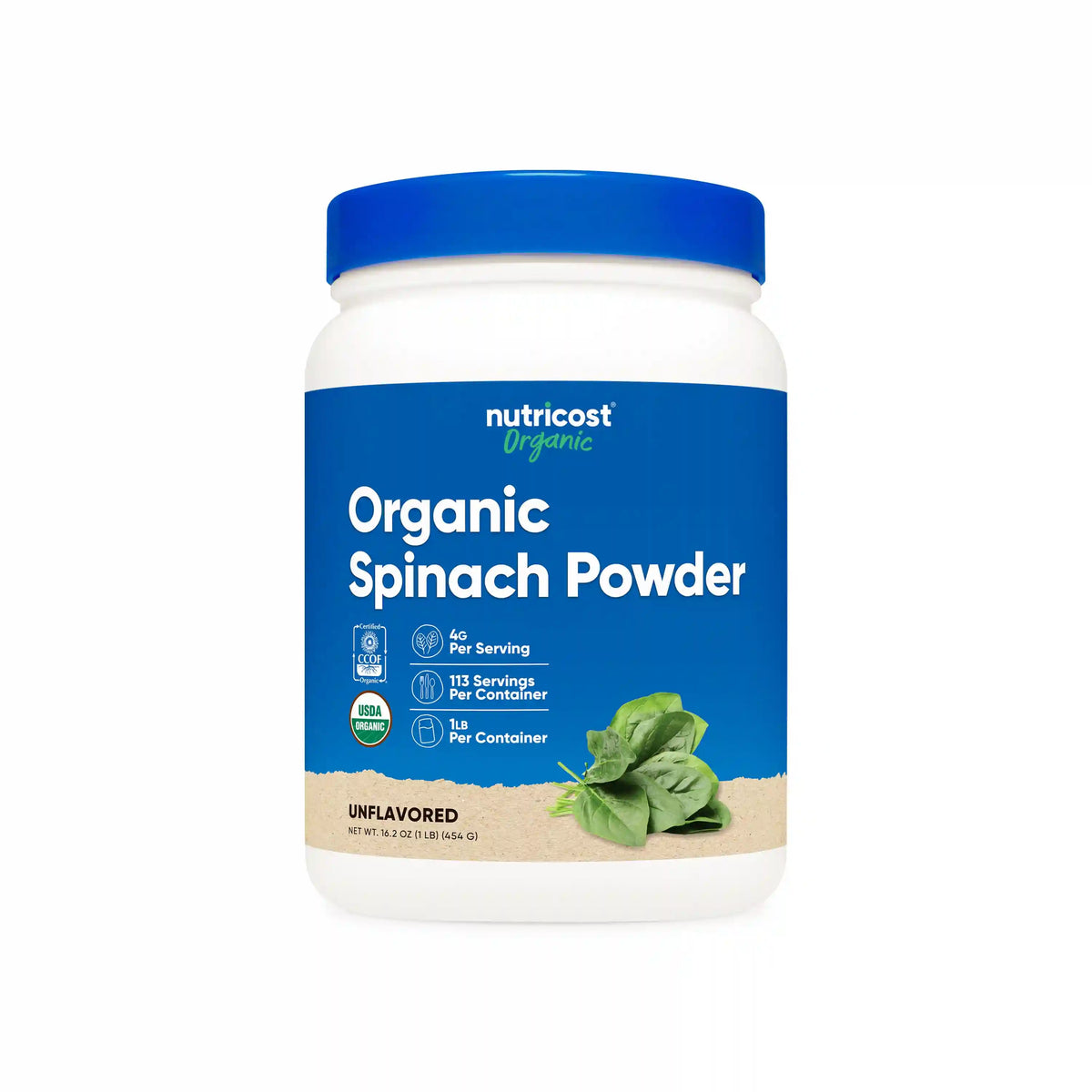 Nutricost Organic Spinach Powder Main image