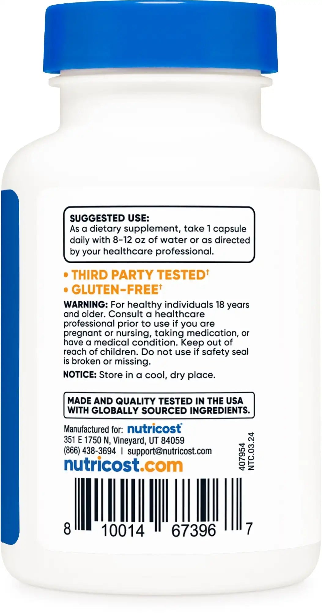 Nutricost Luteolin Capsules Secondary image