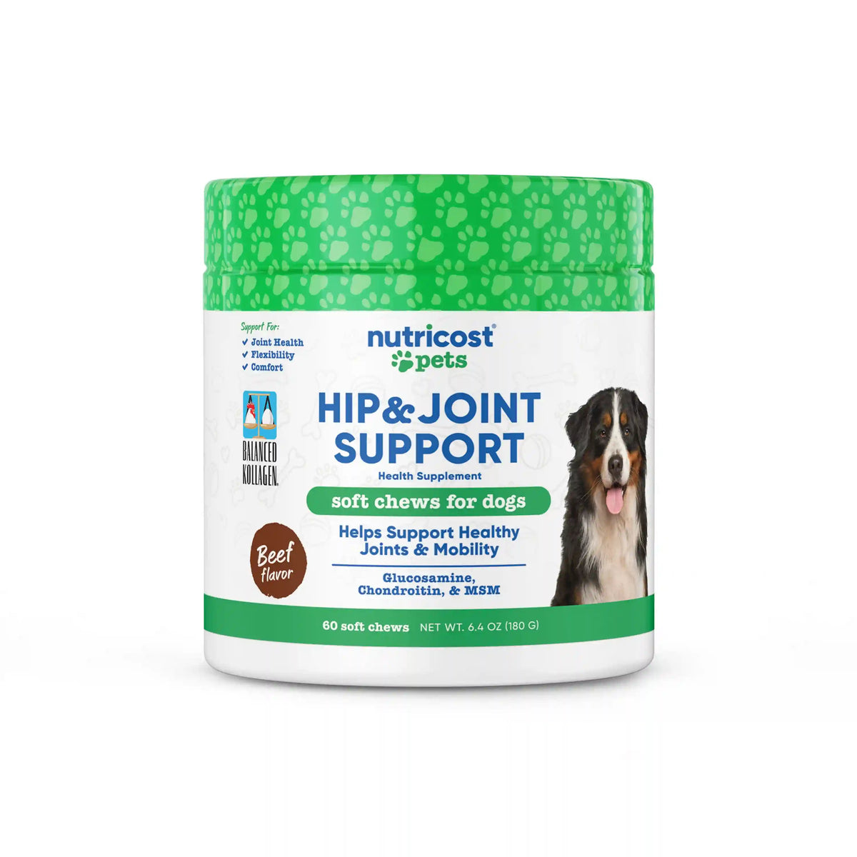 Nutricost Pets Hip & Joint Support [60 Chews] [Beef] Main image