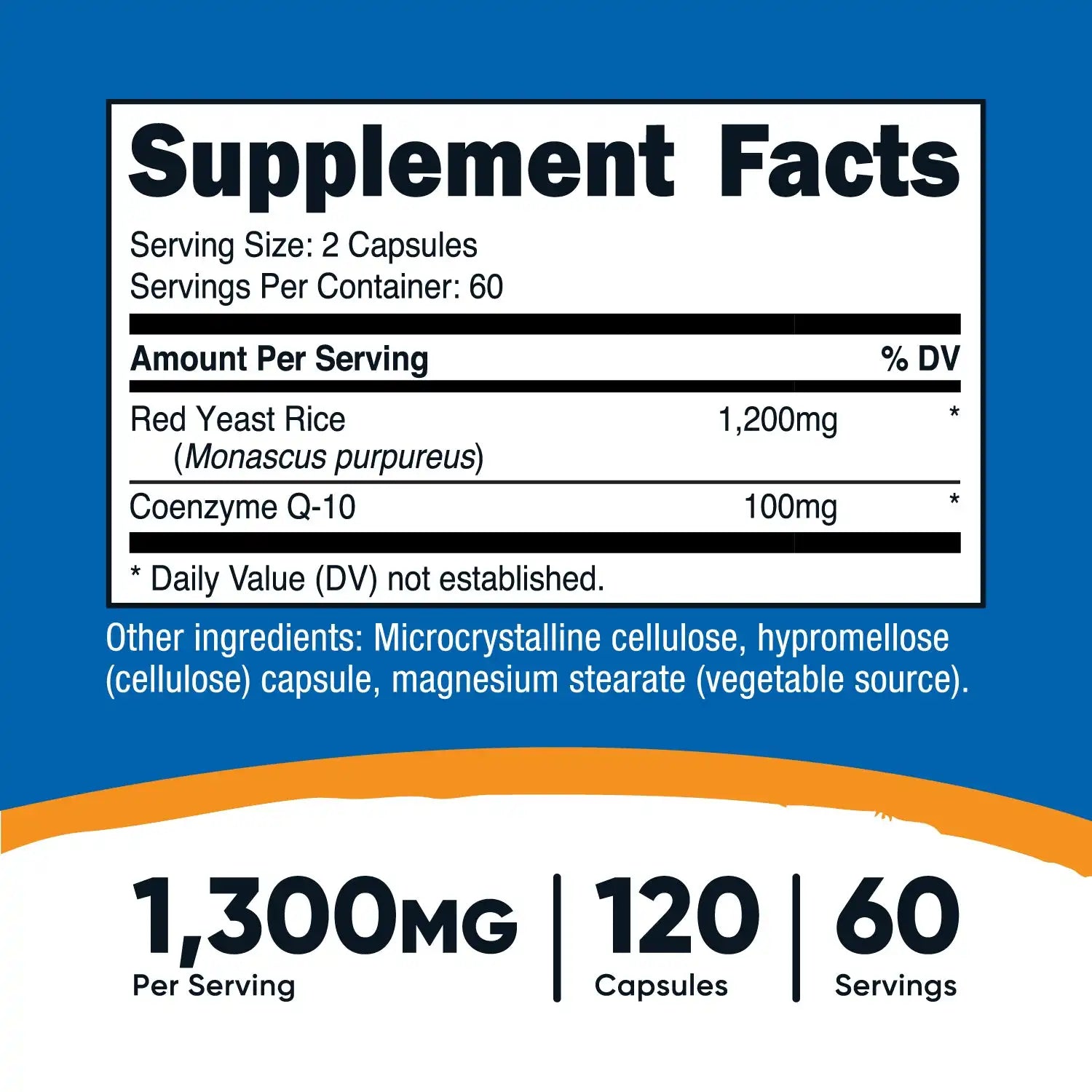 Nutricost Red Yeast Rice with CoQ10 Secondary image