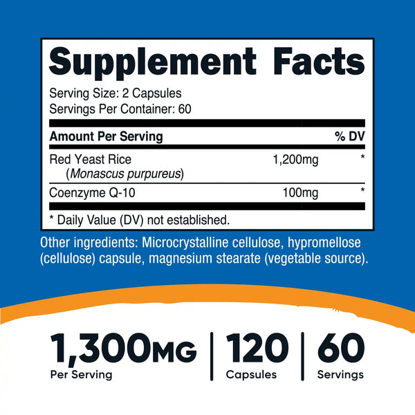 Nutricost Red Yeast Rice with CoQ10