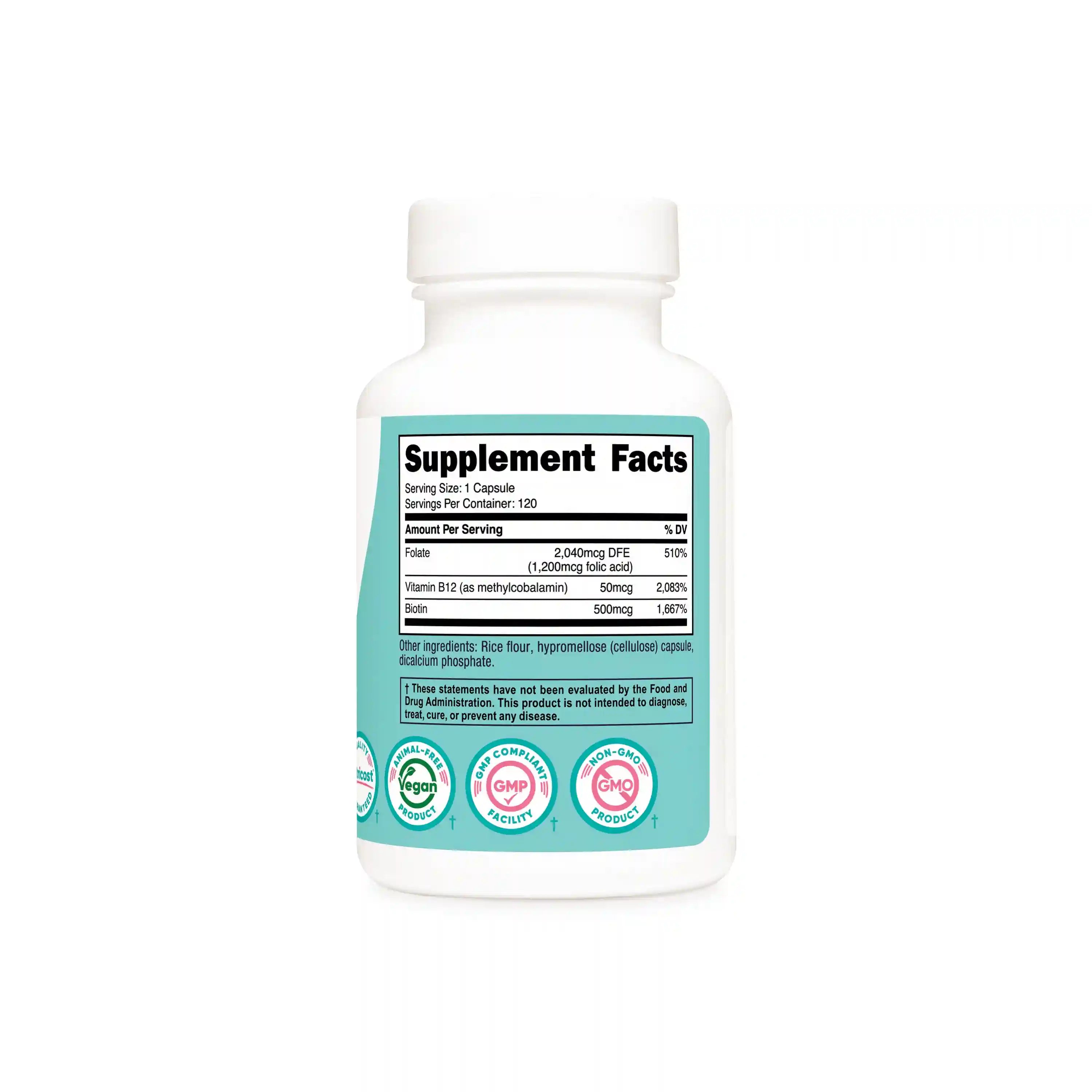 Nutricost Folic Acid for Women Secondary image