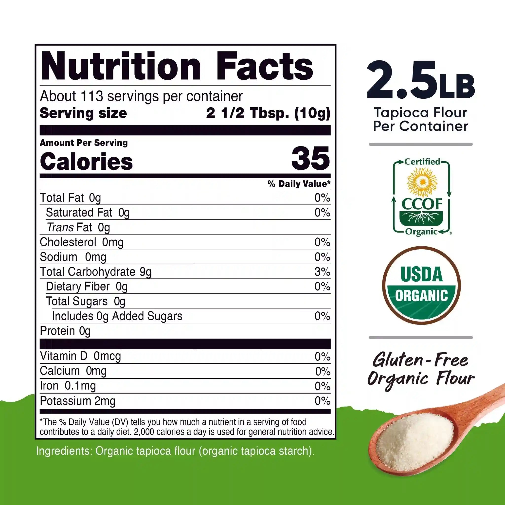 Nutricost Pantry Organic Tapioca Flour Secondary image