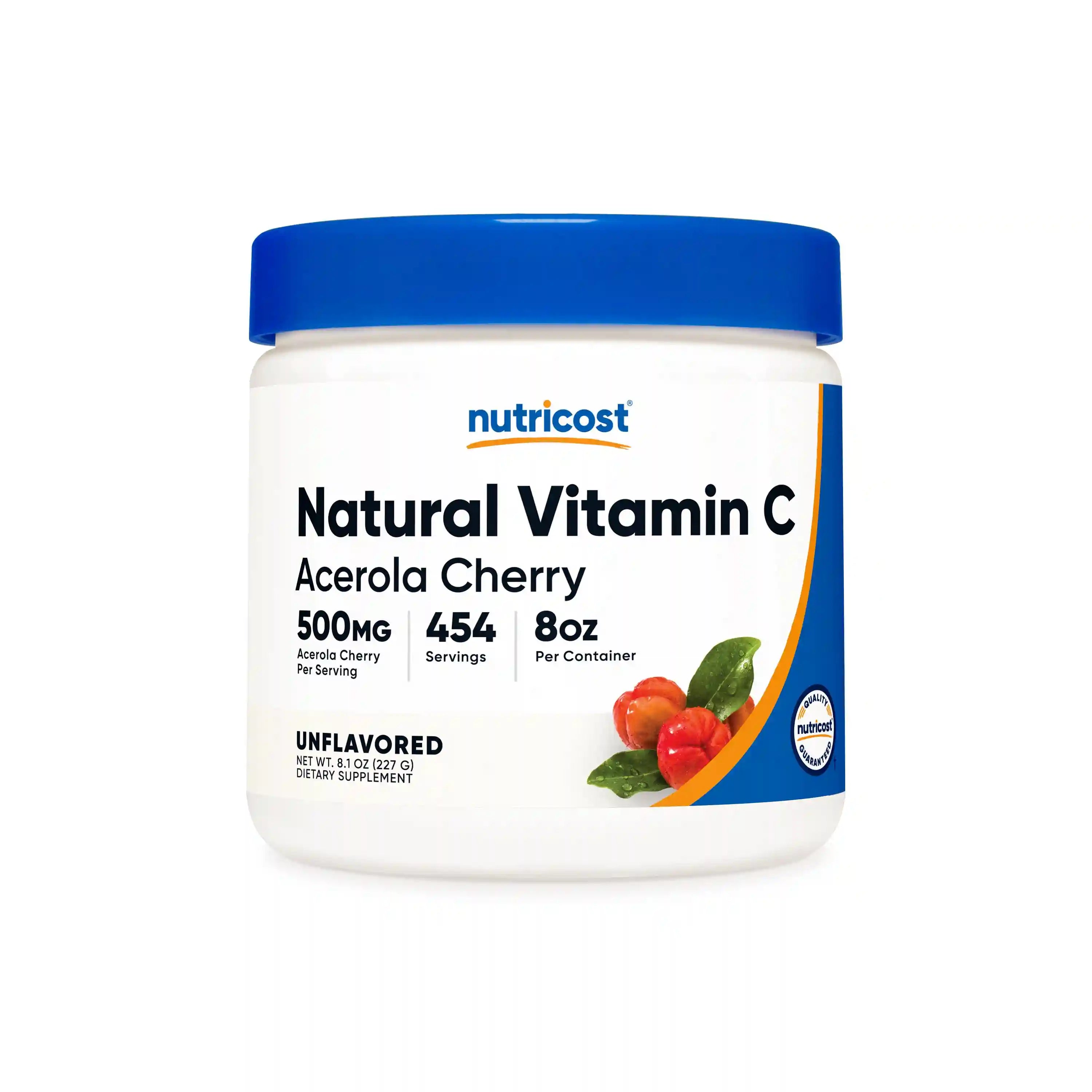 Nutricost Natural Vitamin C (Acerola Cherry) Powder Secondary image